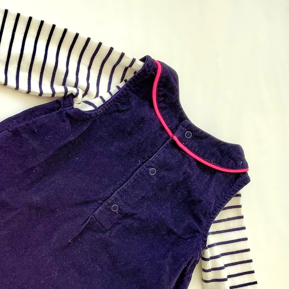 3/$25 Carters bird and heart navy corduroy… - Picture 2 of 6